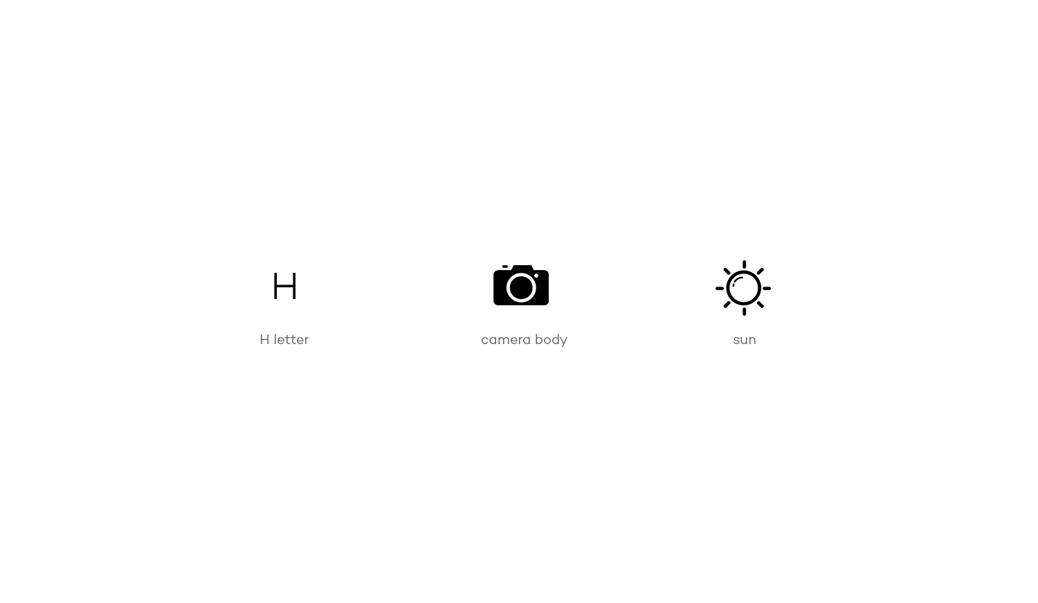 Horizon Photography logo concept